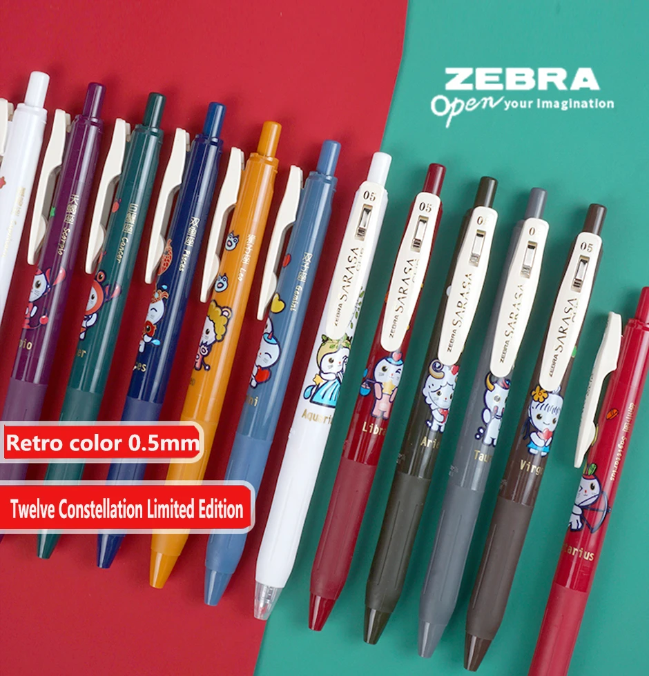 Zebra Pen Sarasa - Japan ZEBRA Zebra JJ15 Neuer Retro-Farbgelstift
