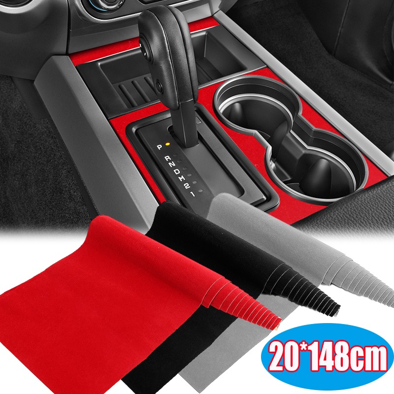 Velvet Ribbon Roll - 20*148cm Weiche Samt Stoff Selbst-Kleber Auto