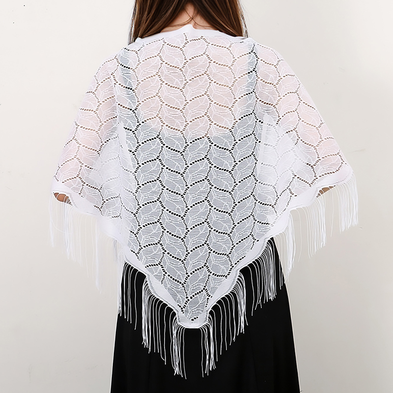 Tassel Fringe Trim - Elegante Quasten Dreieckstuch Polyester Gebetstücher In