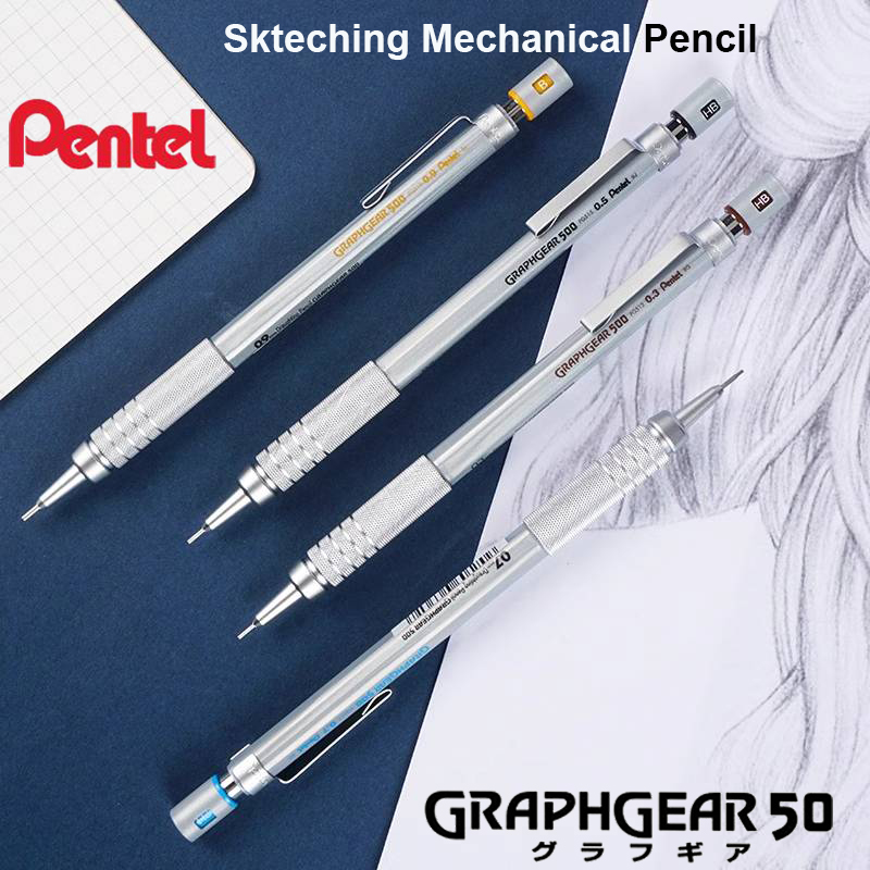 Pentel Pen Graphgear - Pentel Druckbleistift GraphGear 500, nicht zerbrechliche