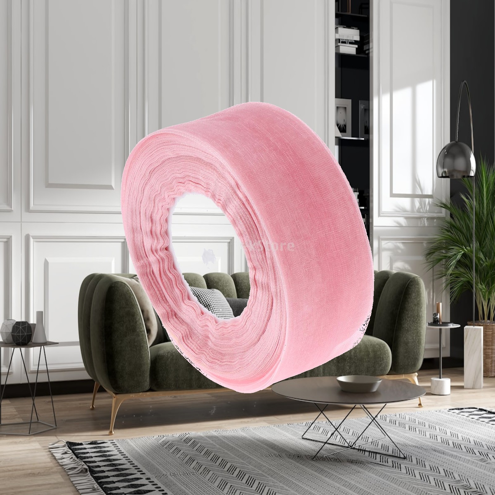 Organza Ribbon Spool - Transparentes Organza-Band Große Satin-Schleife Spulenband Knotenband