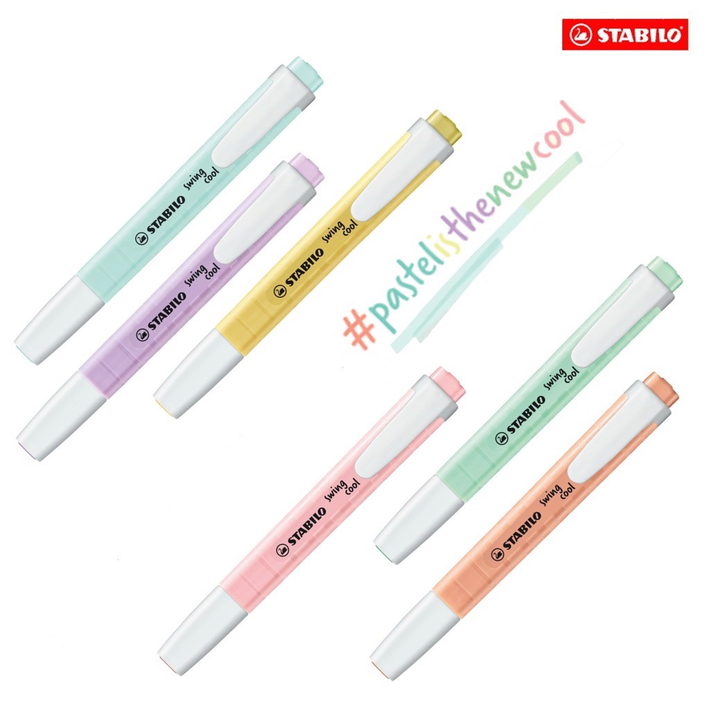 Stabilo Marker Swing Cool - STABILO Swing Cool Pastell Textmarker und