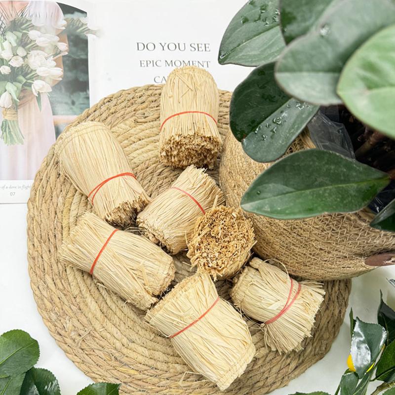 Tassel Fringe Trim - NEU 1M Jute-Fransen-Borte Raffia-Stroh-Quasten Natürliche Girlande