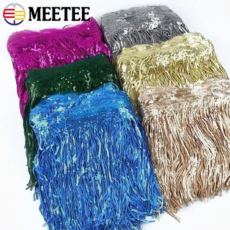 3/5 Yards 20cm Pailletten-Quas – Fringe Ribbon Sewing Bewertung und Preis