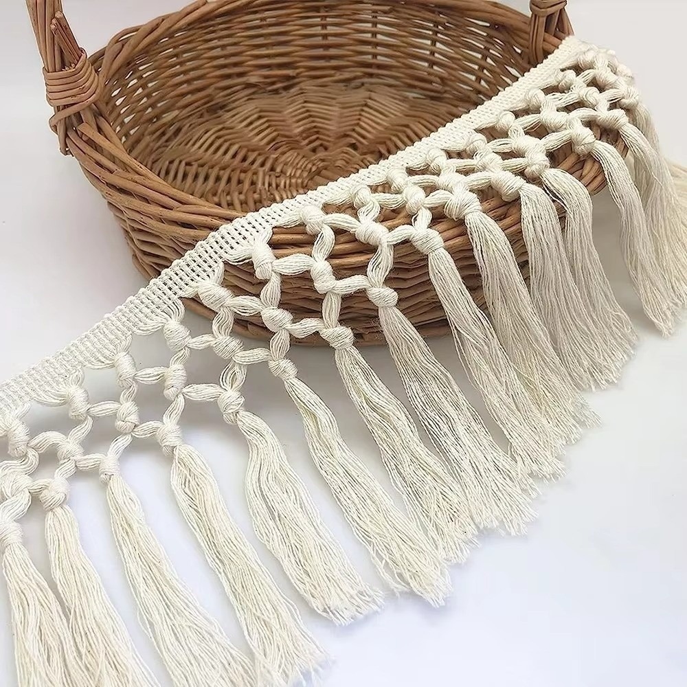 1 Yard 11 cm breites Quastenba – Tassel Fringe Trim Bewertung und Preis