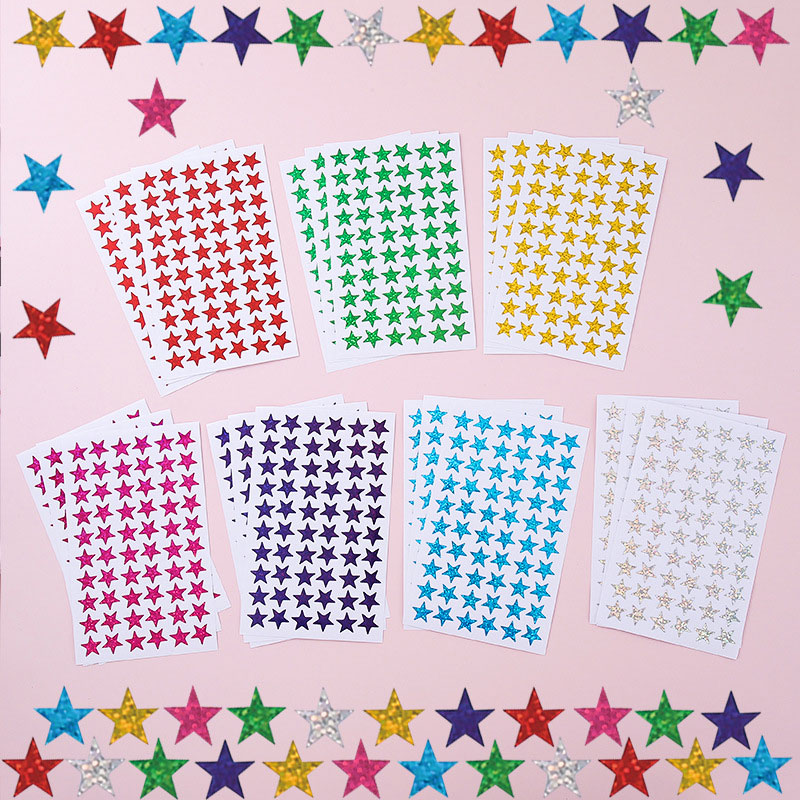 420 Stück Stern-Aufkleber, gli – Glitter Vinyl Roll Bewertung und Preis