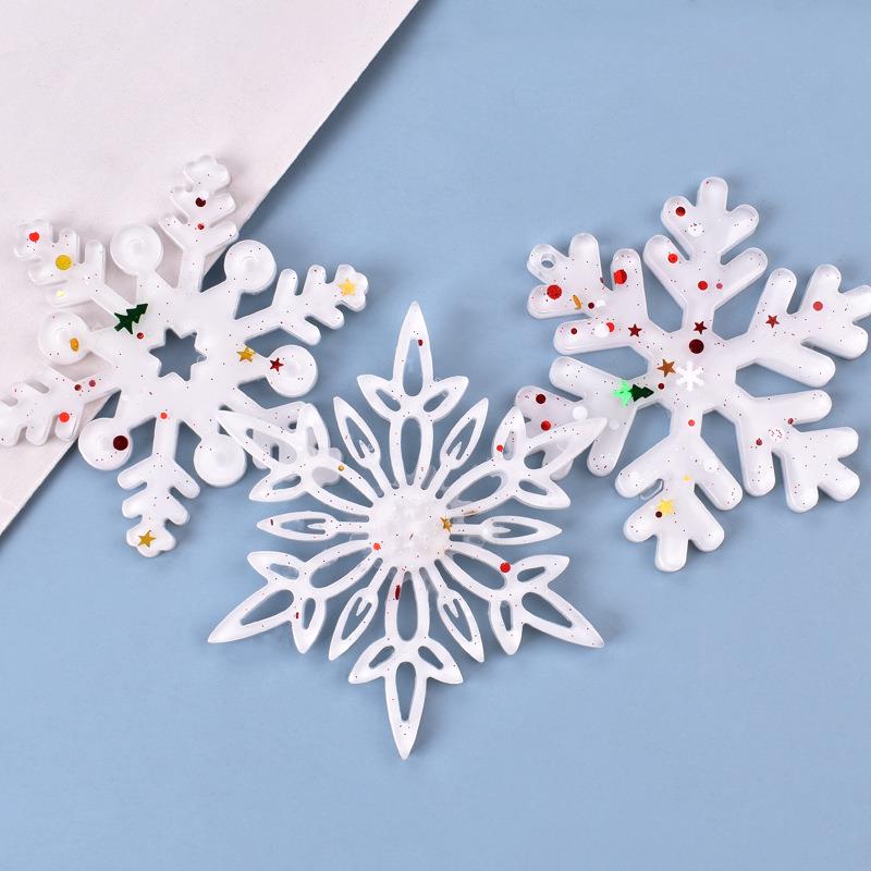 Weihnachten Hohl Schneeflocke  – Christmas Craft Embellishment Bewertung und Preis