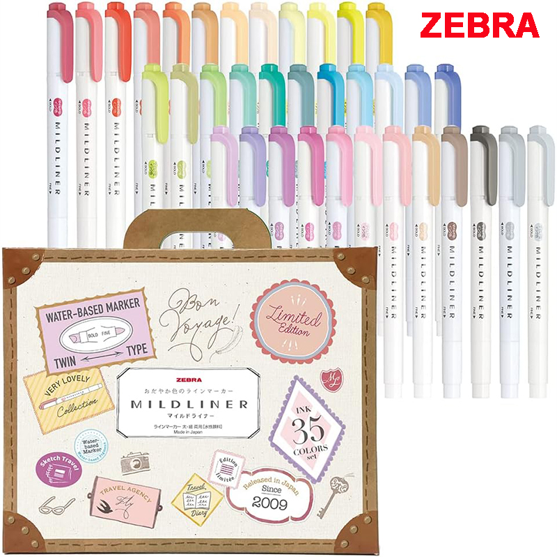 Zebra 25/35 Farben Mildliner T – Zebra Pen Mildliner Bewertung und Preis