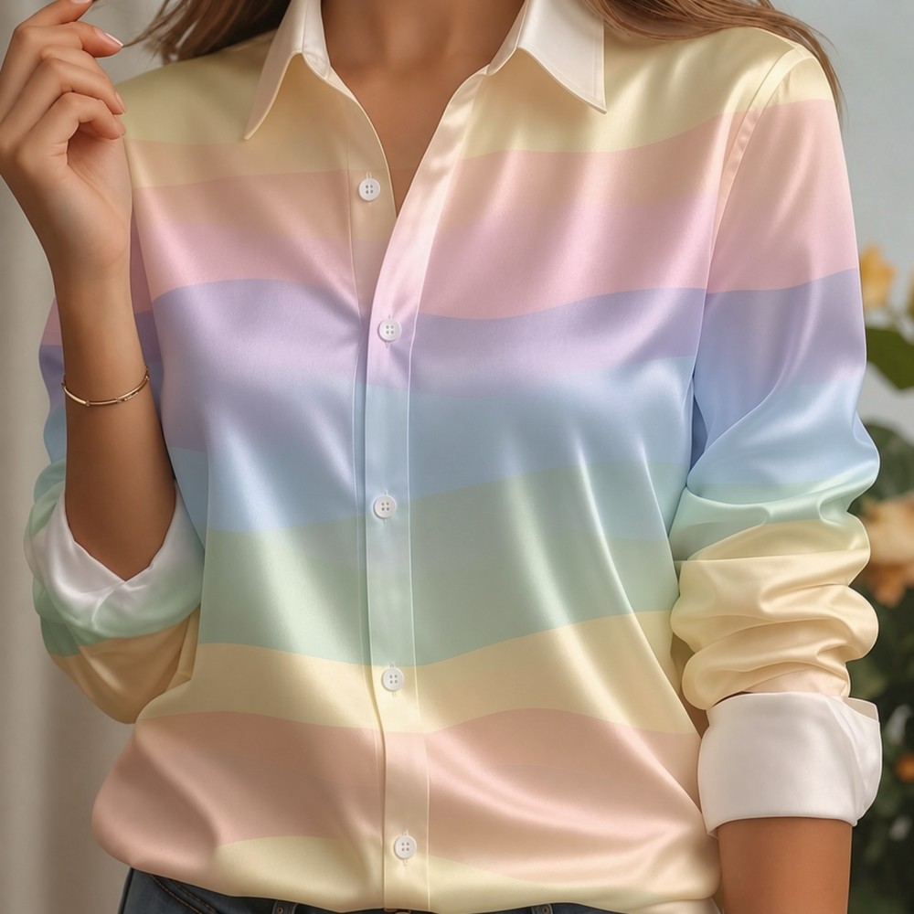 Damen Satin-Hemdbluse mit Reve – Embellish Knit Bewertung und Preis