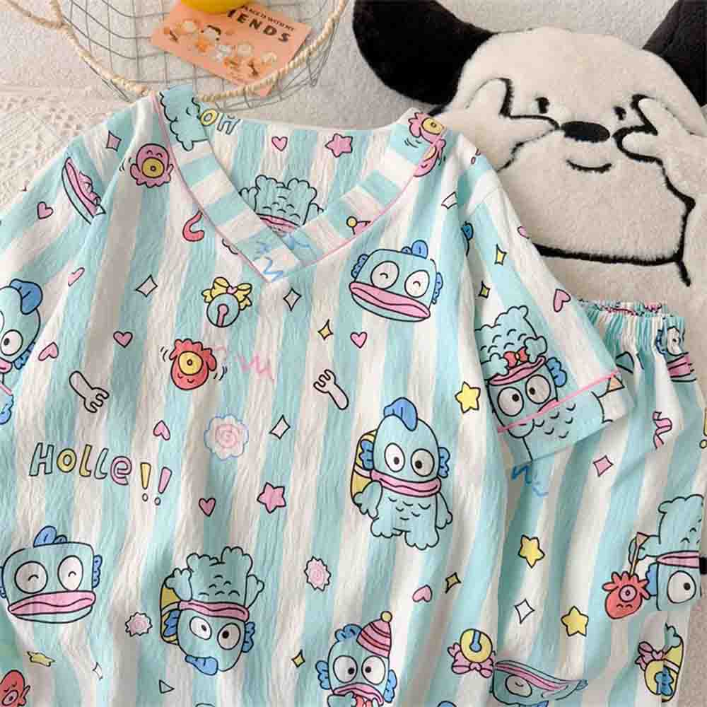 Sanrio Hangyodon Damen-Pyjama- – Embellish Knit Bewertung und Preis