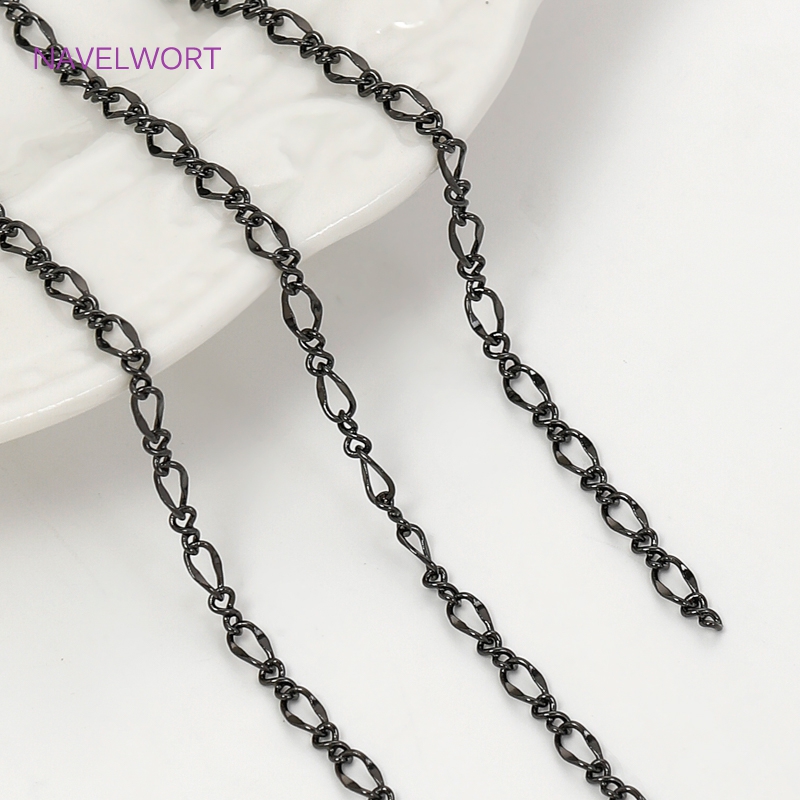 Schwarze ovale dünne Ketten fü – Embroidery Craft Bewertung und Preis