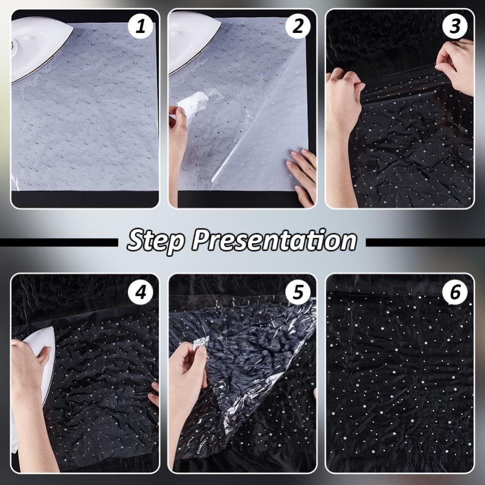 10 Blatt Glitzer-Hotfix-Strass – Hotfix Rhinestone Sheet Bewertung und Preis