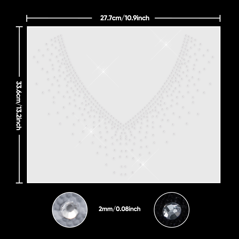 QIAO 1/2/4/6 Stück V-Ausschnit – Glitter Vinyl Roll Bewertung und Preis