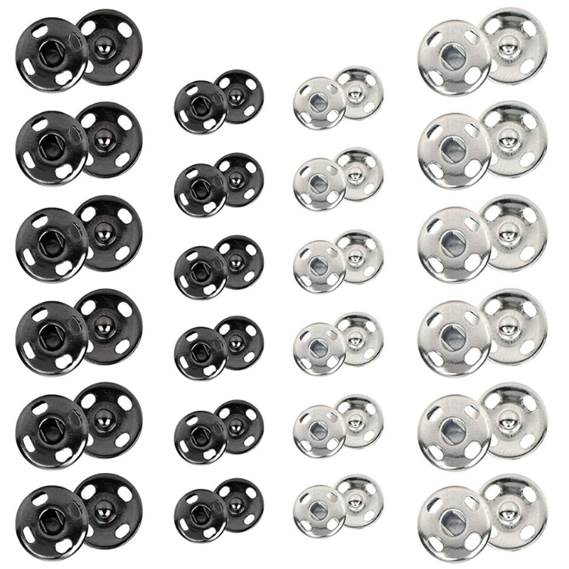 10/50 Set 8-10mm Metall Aufnäh – Iron On Stud Set Bewertung und Preis