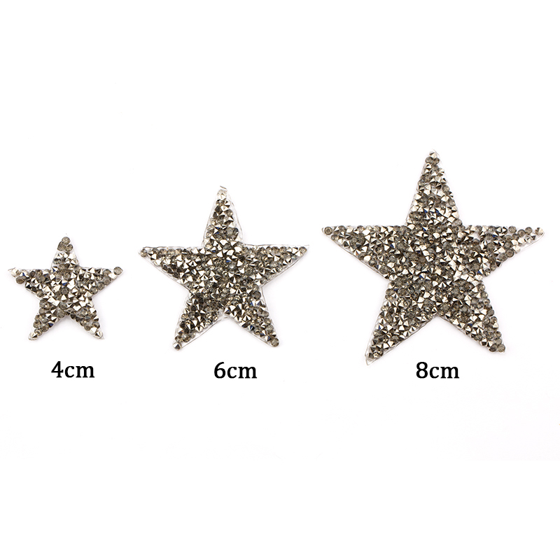 4/6/8cm Hotfix Jet Hämatit Ste – Hotfix Rhinestone Sheet Bewertung und Preis
