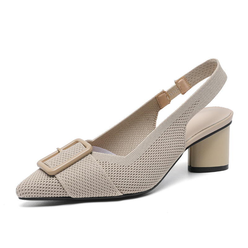Damen-Sandalen mit spitzer Zeh – Embellish Knit Bewertung und Preis